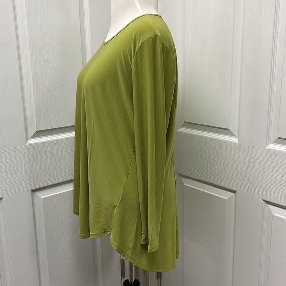 ANTTONY Original New Solid Green Pullover Tunic Top XL - Picture 3 of 10